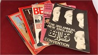 5 vintage magazines on the beatles