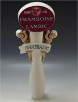 TIMMERMANS FRAMBOISE LAMBIC LAGER BEER TAP HANDLE