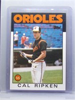 Cal Ripken Jr 1986 Topps