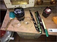 Vintage Writing Instruments & Pen Holder Grp