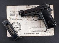 Beretta 1934 .380 1942 Semi Auto Pistol