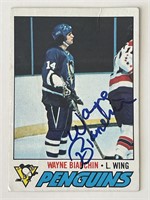 Pittsburgh Penguins Wayne Bianchin 1977 Topps #188