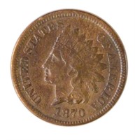 Fine 1870 Indian Cent