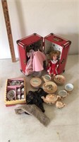 Toy Doll, Mini Tea Set