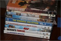 Lot of 9 DVDs