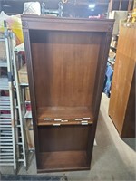 Ethan Allen 6 Shelf Wood Bookcase 34x12x89"