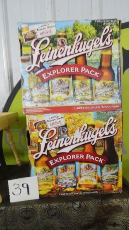 (2) Leinenkugel’s Explorer Pack Boxes