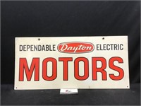 Metal Dayton Motors Sign