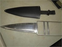17" L TOMAHAWK FIXED BLADE KNIFE W/ SHEATH