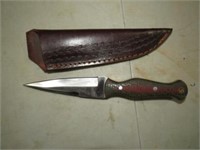 9" LONG IPAK FIXED BLADE KNIFE W/ SHEATH