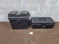 RV battery box and tool box