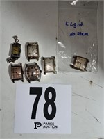 4 Vintage Elgin Watches