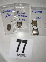 4 Vintage Watches - Windsor, Fulton & Cyma