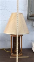 Wood base lamp