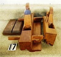 2 – Wooden molding planes: rare form, “Spear &
