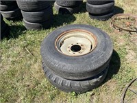 2-20" tires & rims