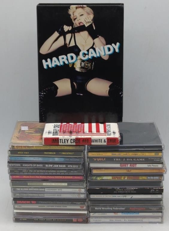 (DD) DVD's. Music, Madonna, Motley Crew, Allman