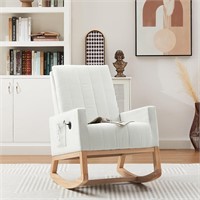 VECELO Rocking Chair Nursery Upholstered