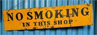 Vintage No Smoking Sign