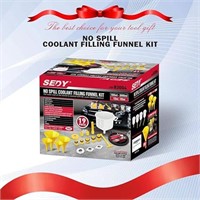 SEDY 15-Pieces No Spill Coolant Filling Funnel