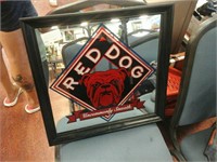 Red Dog mirror
