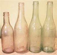 4 pc. Lot of Assorted Tivoli Glass Bottles