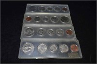 (4) Uncirculated Coin Sets (5) Coins Per Set