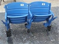 Pair of Veteran's Stadium Stadium Seats with