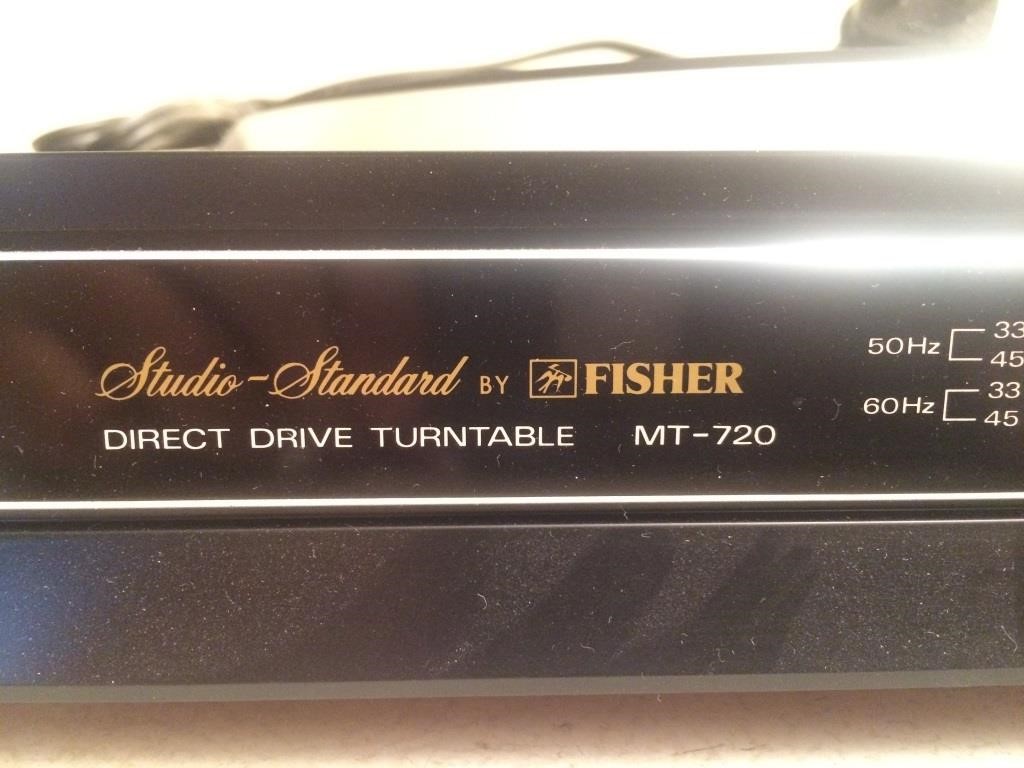 Studio Standard By Fisher MT-720 Turntable | Happy Trails Auctions LLC