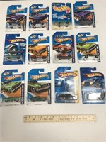 12 NIB Hot Wheels Cars