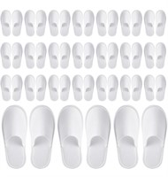 Juvale 24 Pairs Disposable House Slippers
