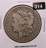 1894-O Morgan Silver Dollar