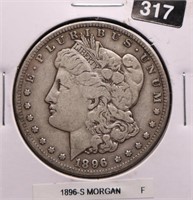 1896-S Morgan Silver Dollar