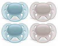 Philips Avent ultrasoft pacifier6-18m, Blue and Gr