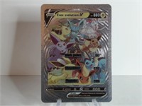 Pokemon Card Rare Silver Eevee Evolutions V