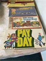 CLASSIC BOARD GAMES PAY DAY SESAME STREET P