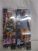 New Barbie & Ken Fashionistas Dolls