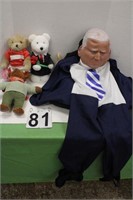 Joe Biden Costume ~ Stuffed Bears