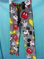 Size XS Mickey Mouse Pajama Pants