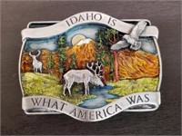 Idaho Collectible Belt Buckle. 1981 by Bergamot