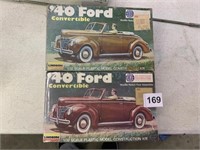 TWO 1940 KIT CARS ONE SEALED BOX
