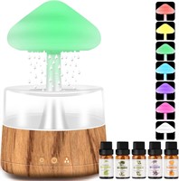 Rain Cloud Humidifier with 5 Oils  7 Colors