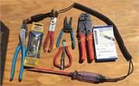 Electronic . strippers, crippers. power tester...