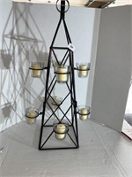 Metal Candle Stand 26.5 in tall