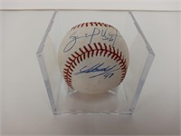 Edinson Volquez/Johnny Cueto Dbl Signed Baseball