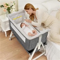 Yadaqe Baby Baby Bassinet,3 In 1 Bassinet