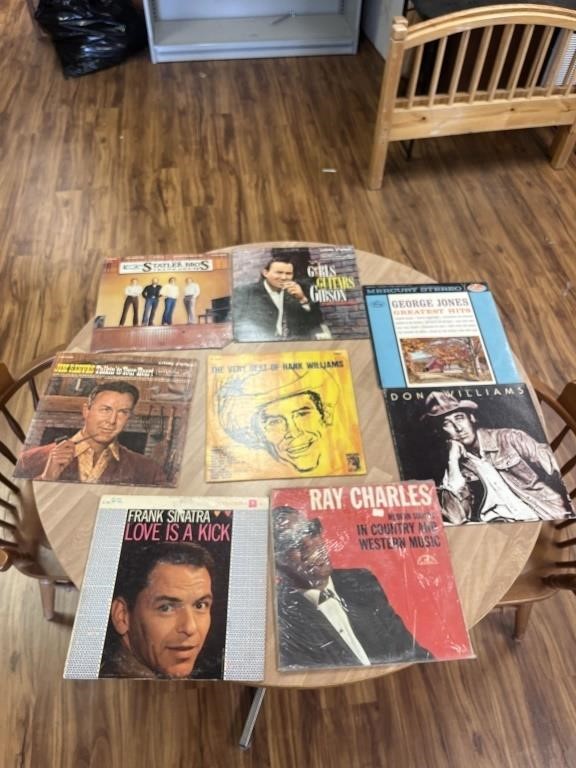 8 - Vintage vinyl Records