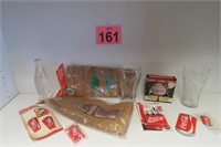 Coca-Cola Lot w/ Lunch Bags, Paper Weight & More