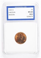 1955-S LINCOLN CENT
