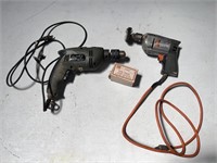 Drill hammer 1/2", drill chuck, & electric drill